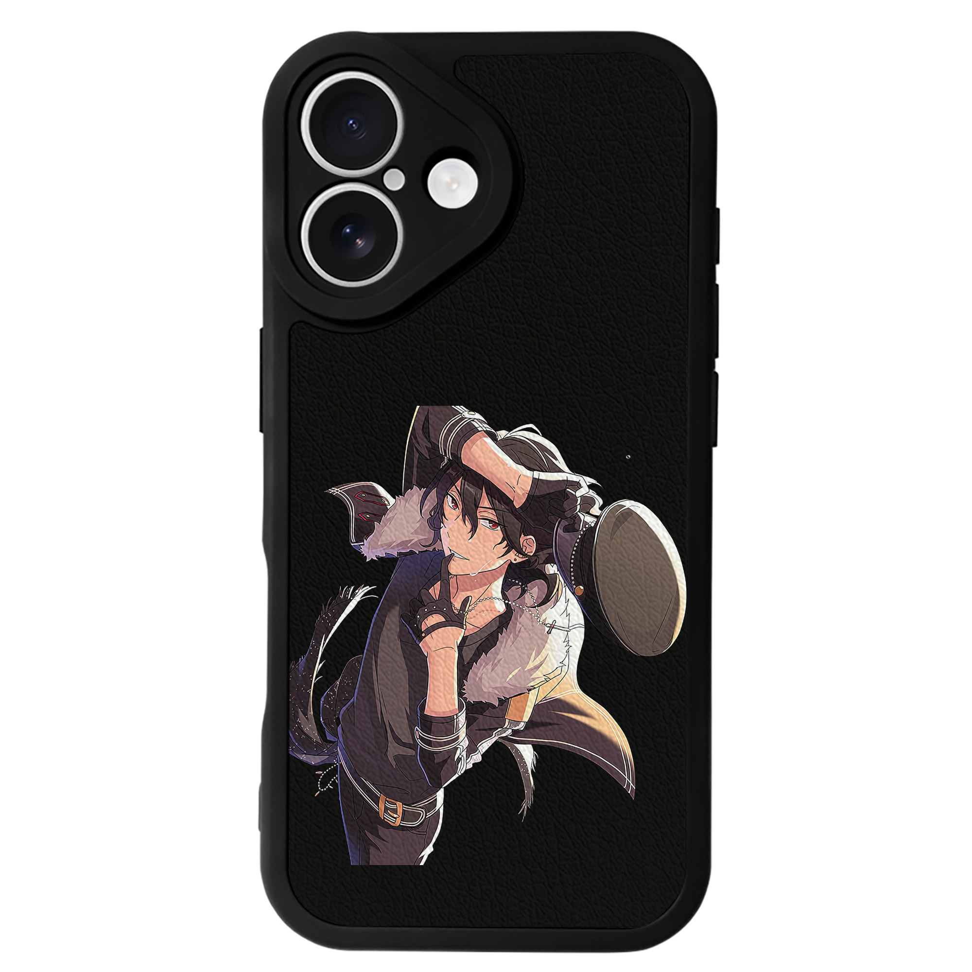 （画像用） あんさんぶるスターズ! Ensemble Stars 【iPhone 16シリーズ対応】シリコンスマホケース（レザー調） 材質：シリコン
